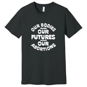 Gildan Unisex Black Graphic Tee XL – Our Bodies Our Futures Shirt